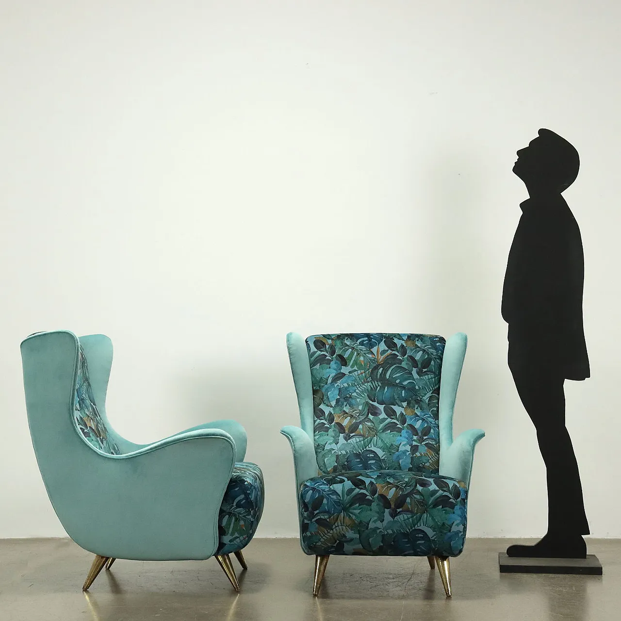 Pair of Jungle Collection armchairs, 1950s 3