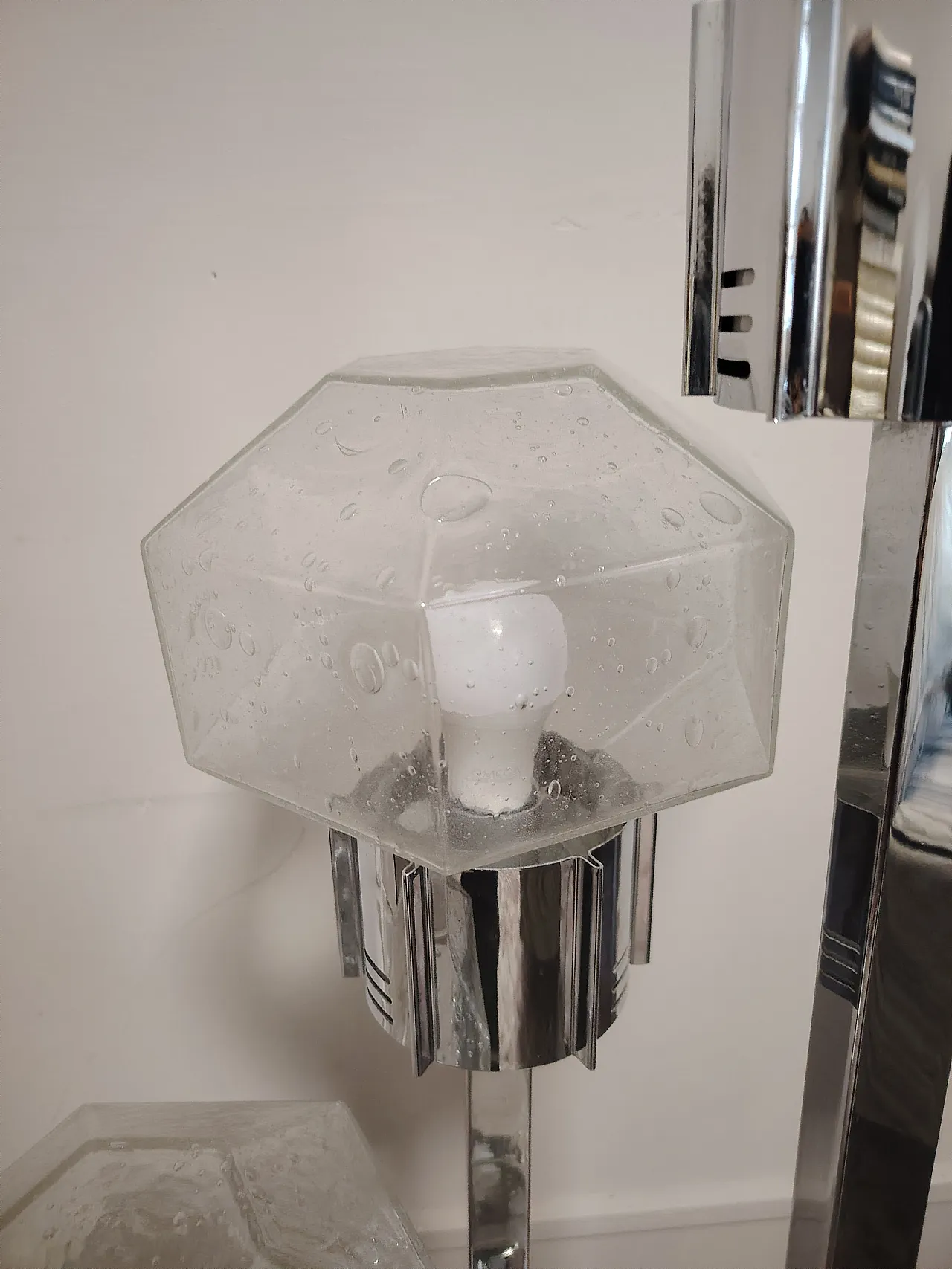 Floor lamp Gaetano Sciolari style, 70s 2