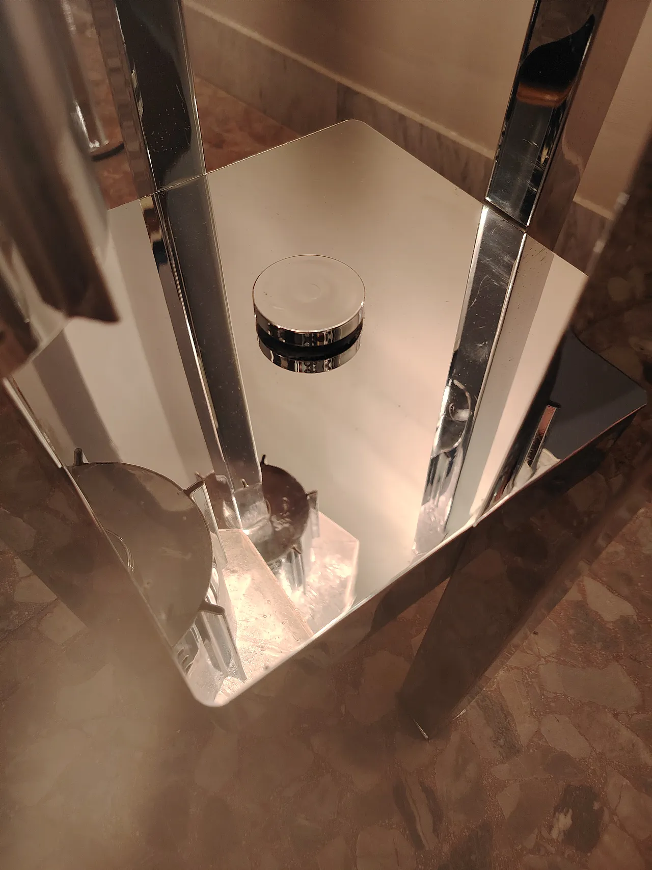 Floor lamp Gaetano Sciolari style, 70s 11