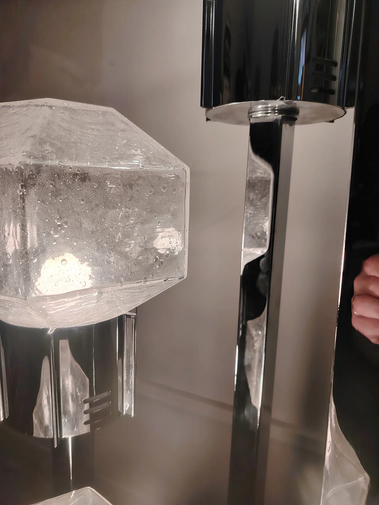 Floor lamp Gaetano Sciolari style, 70s 12