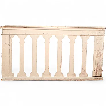 Wooden balustrade, 20th century