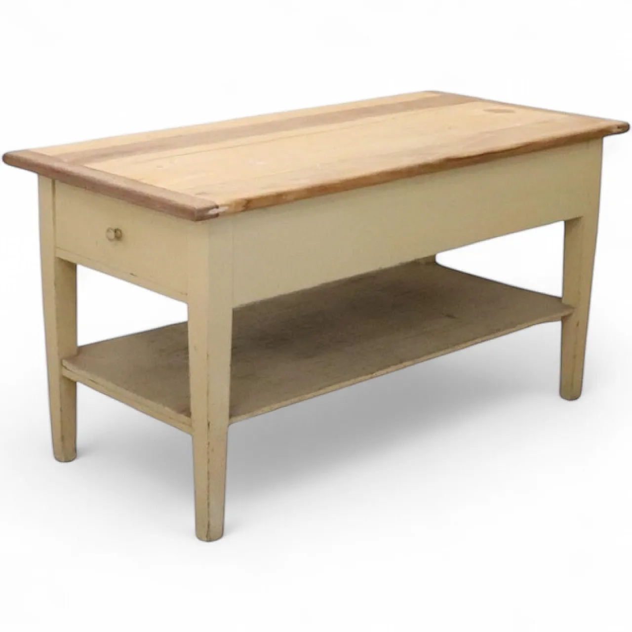 Kitchen or work table, lacquered wood, late 19th century 12