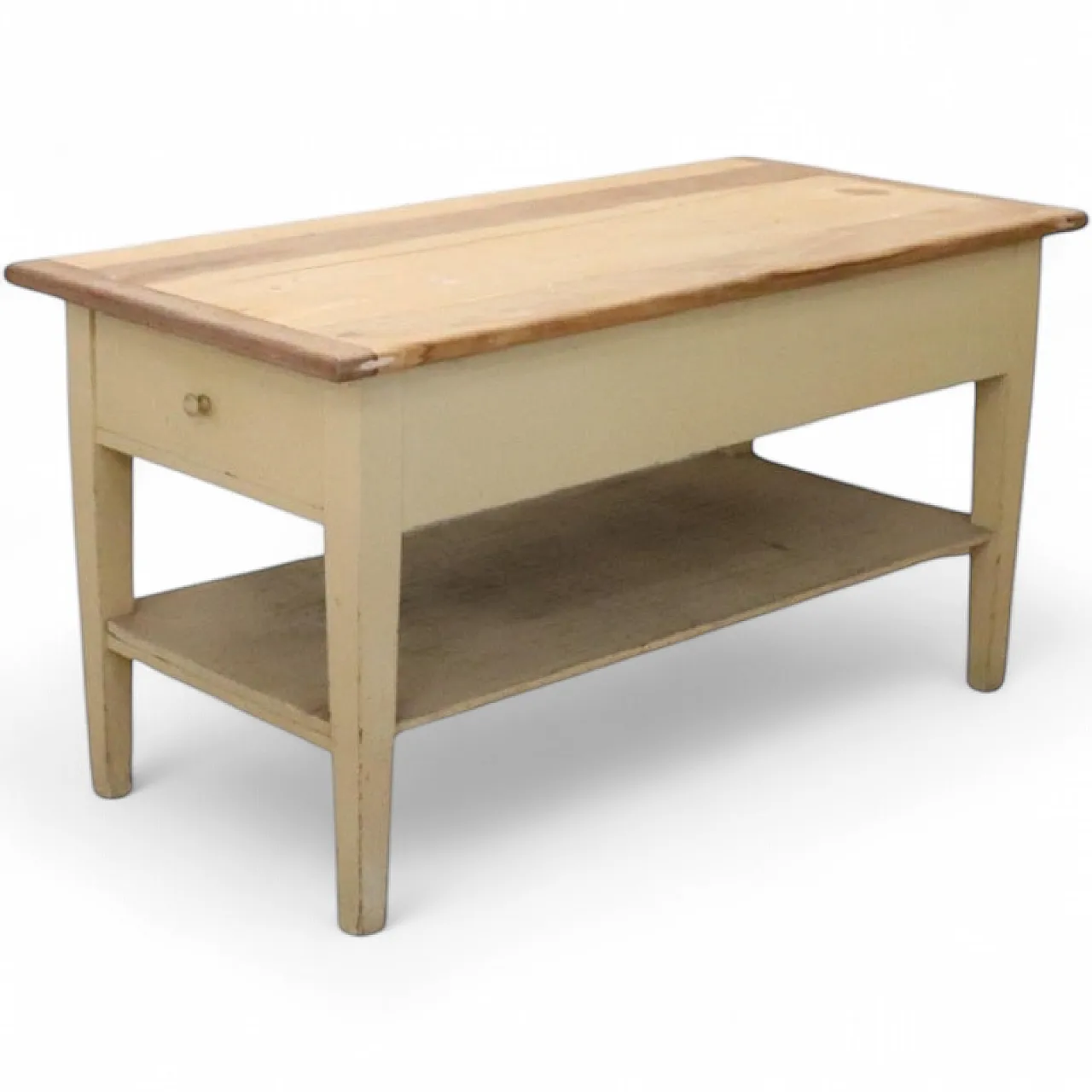 Kitchen or work table, lacquered wood, late 19th century 13