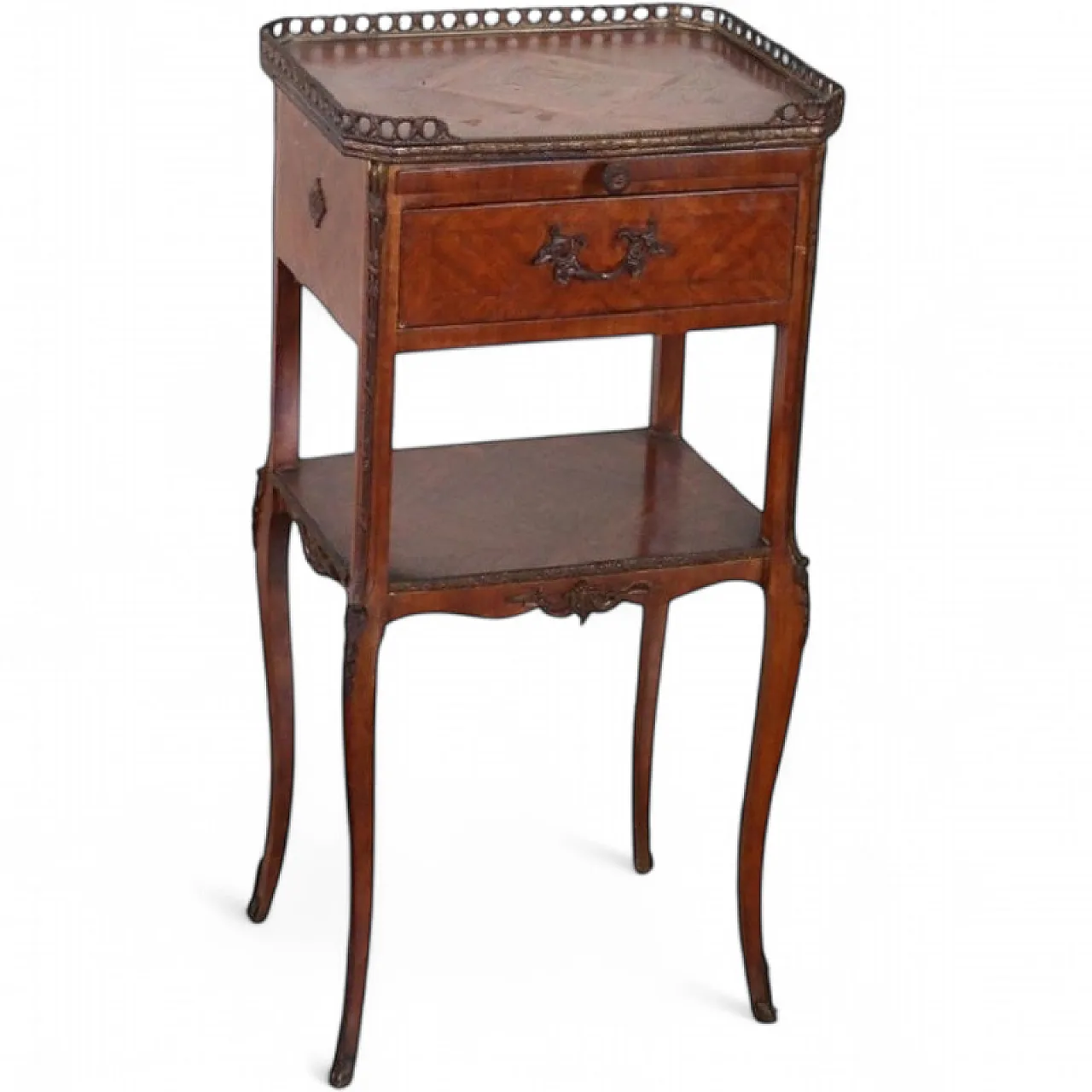 Refined late 19th century bedside table 18