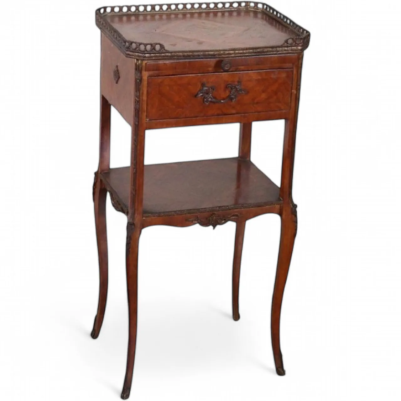 Refined late 19th century bedside table 19
