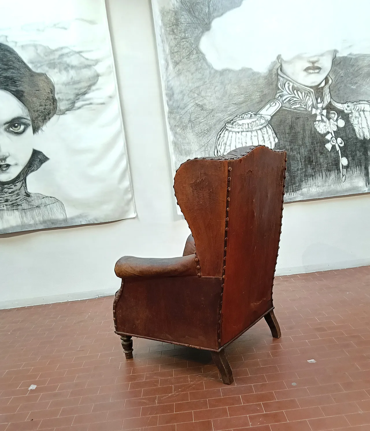 poltrona Bergere, originale anni '20 20