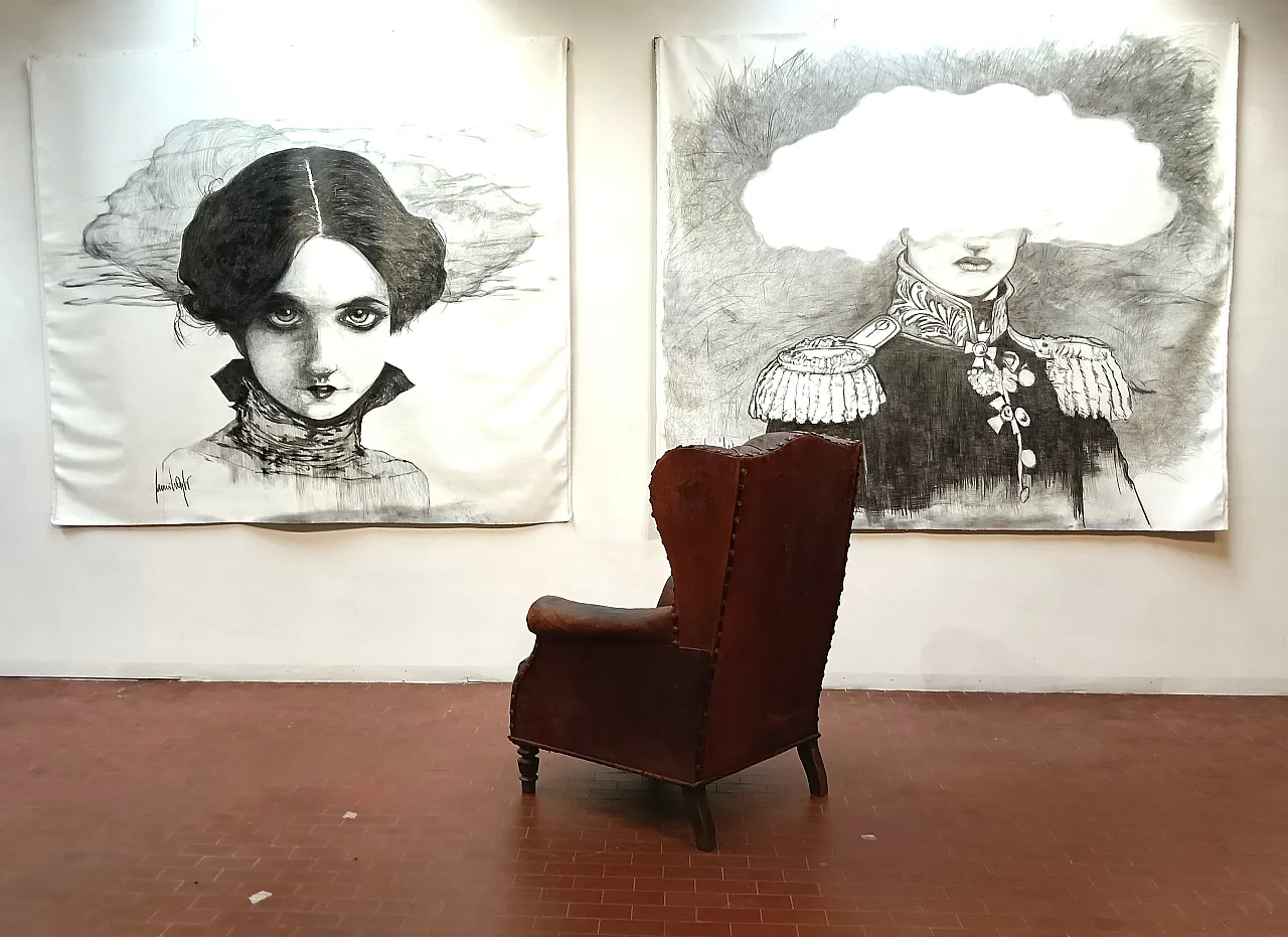 poltrona Bergere, originale anni '20 21