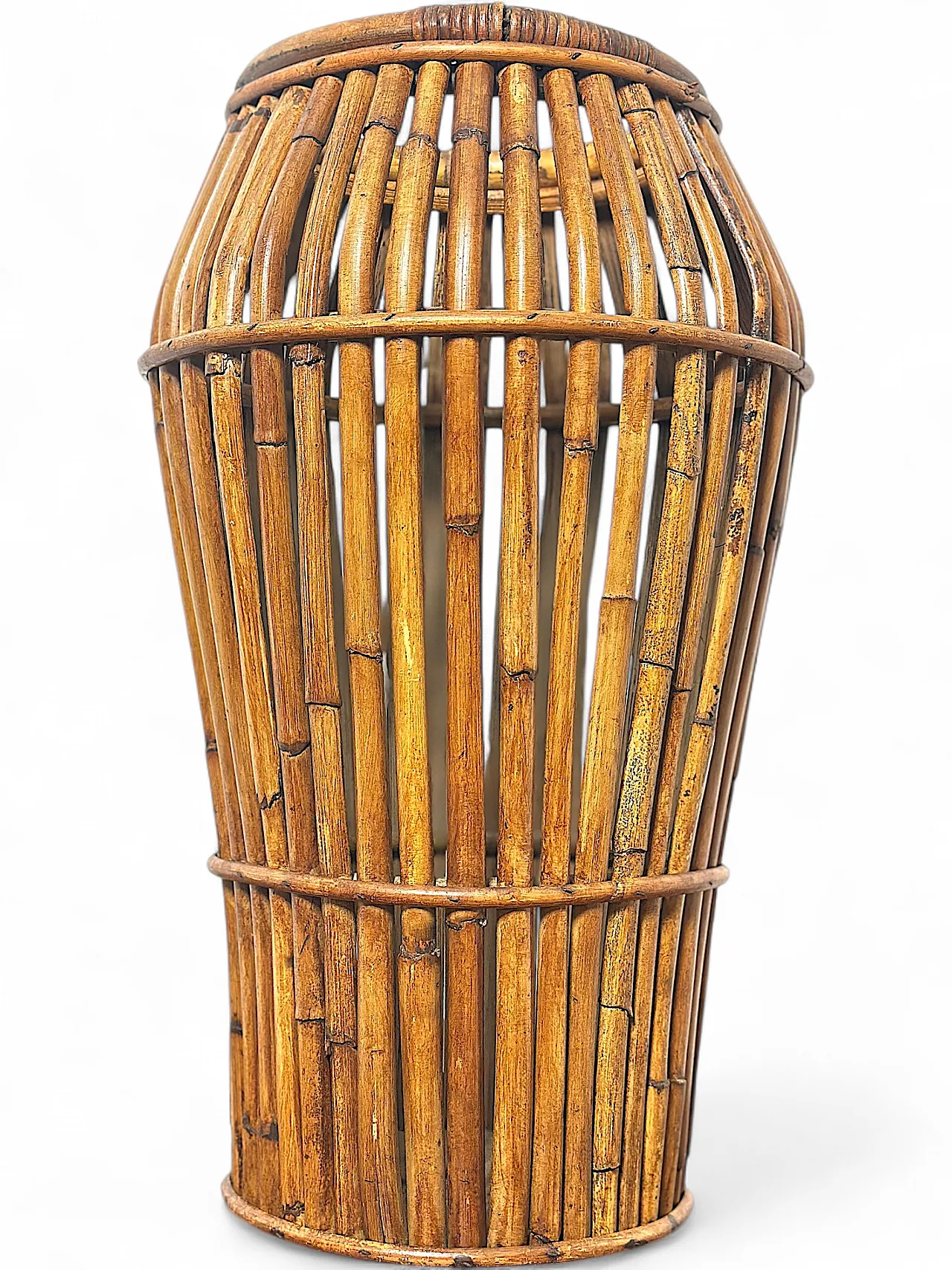 Bamboo Umbrella Stand, 1960s 10