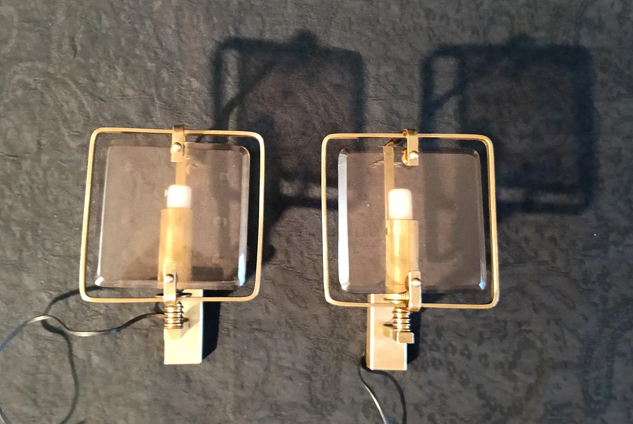 Coppia appliques, anni '60 1