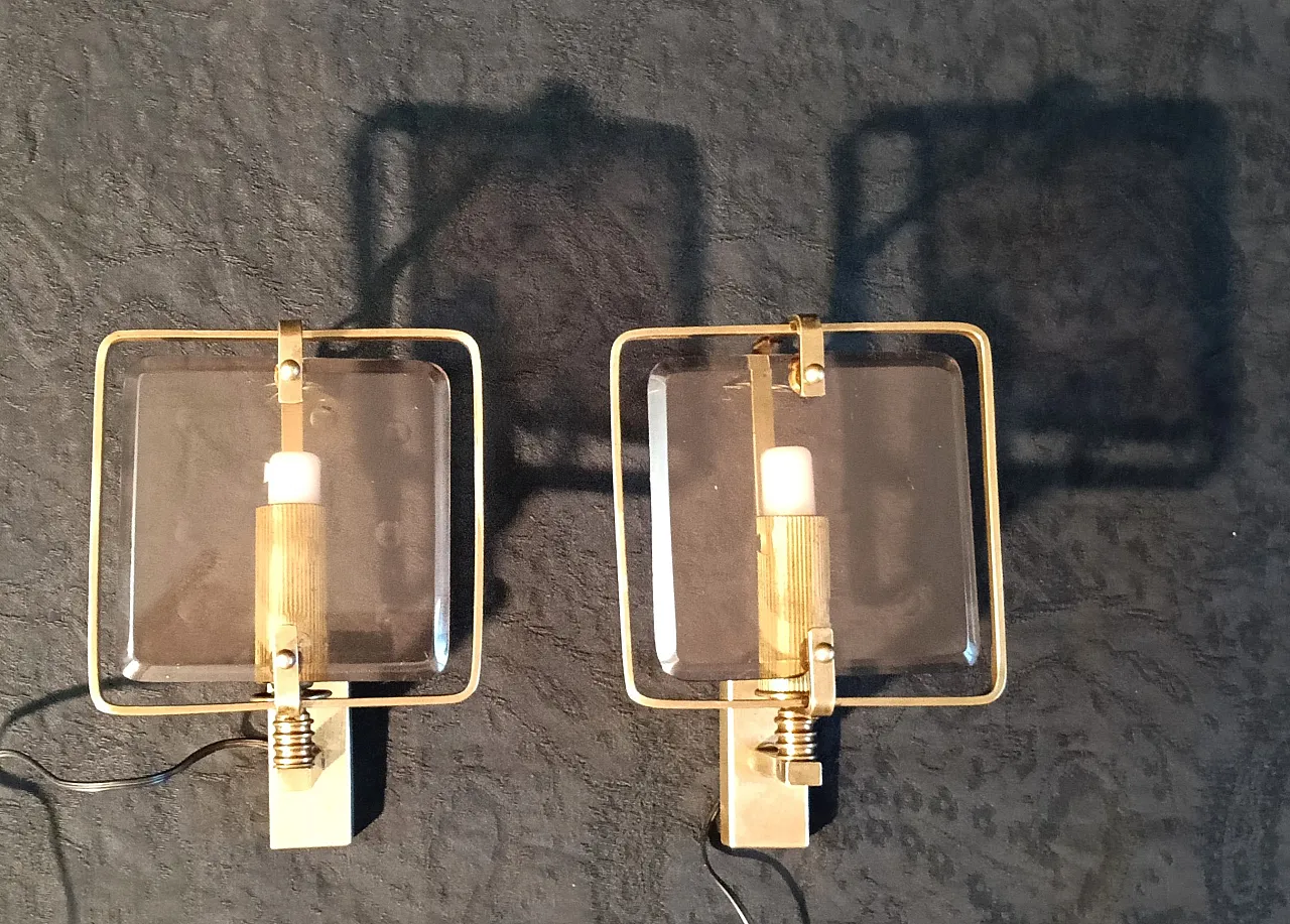 Coppia appliques, anni '60 2