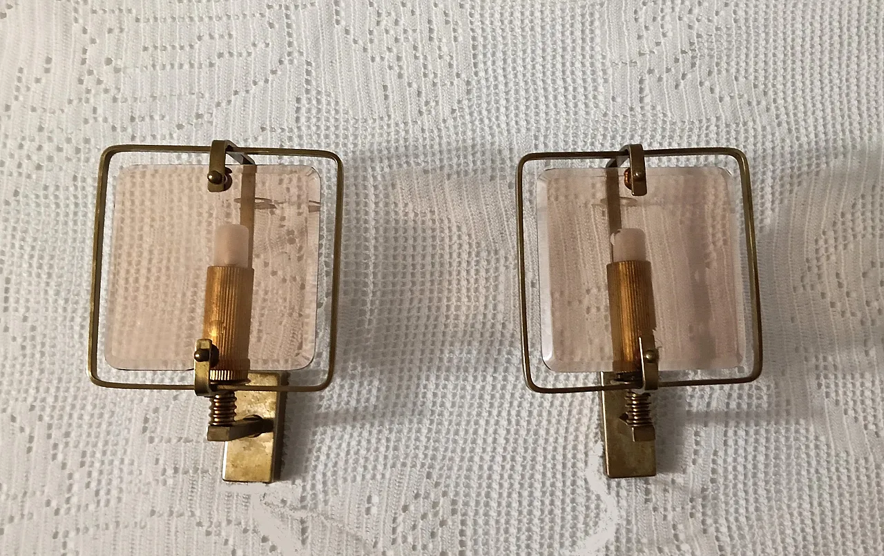 Coppia appliques, anni '60 3