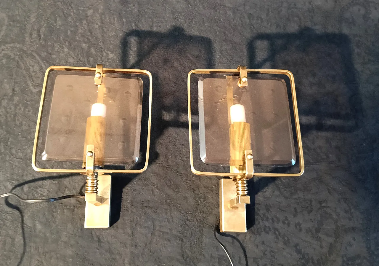 Coppia appliques, anni '60 7