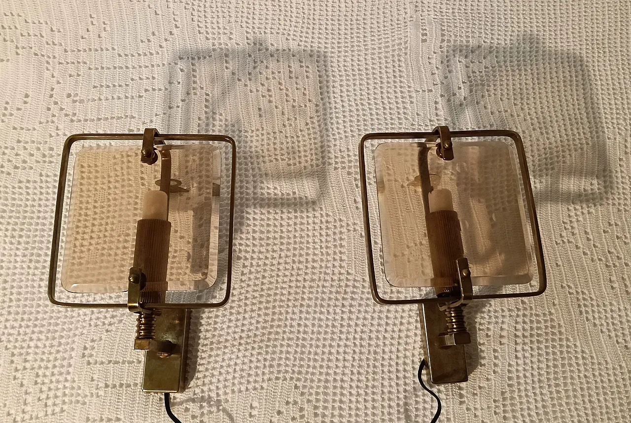 Coppia appliques, anni '60 8