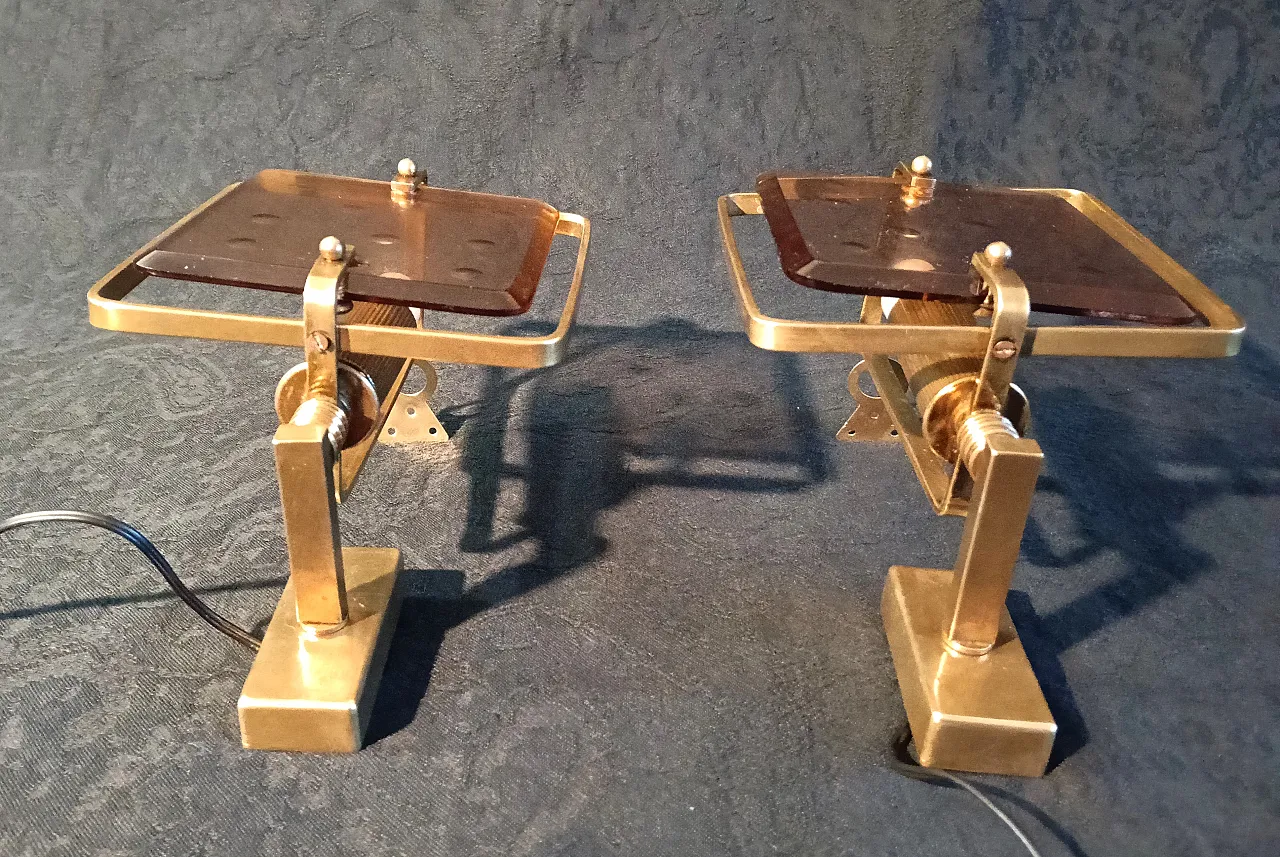 Coppia appliques, anni '60 12