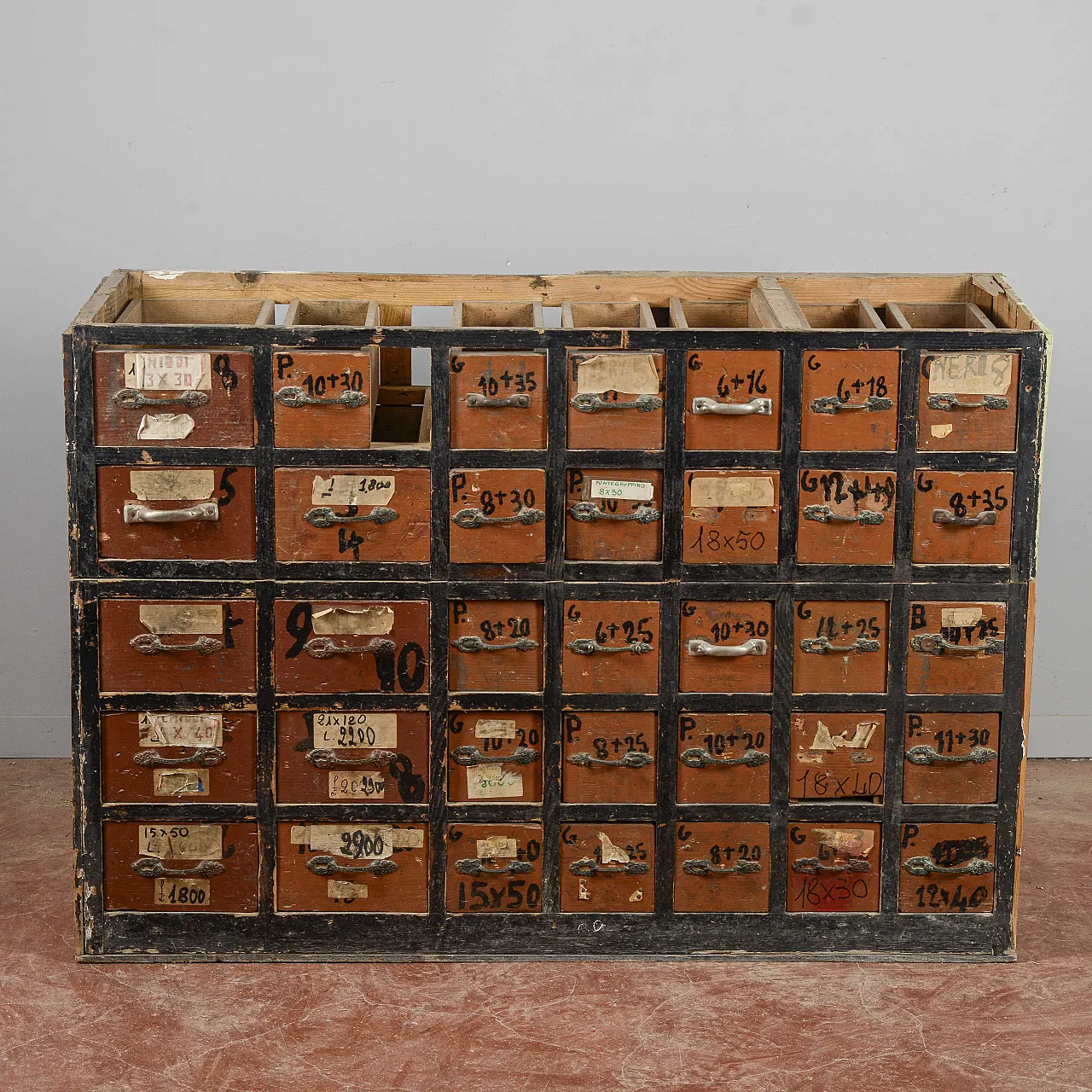 Cassettiera da laboratorio di falegnameria, '900 1
