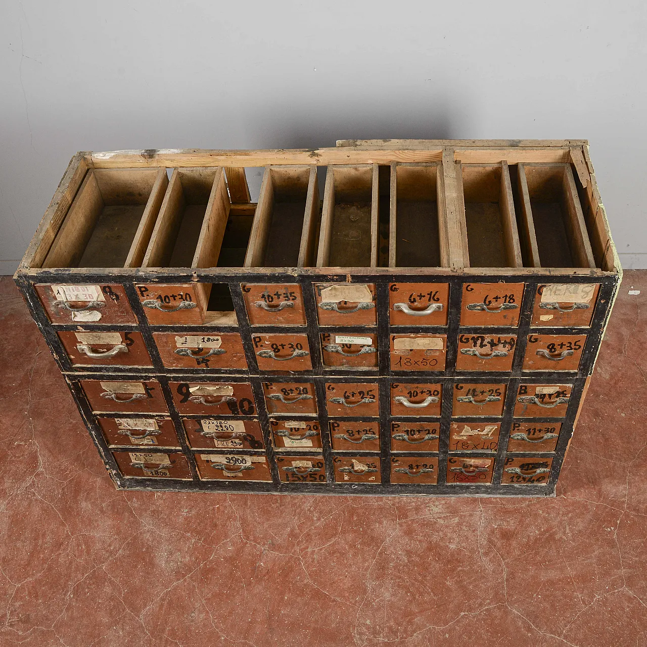 Cassettiera da laboratorio di falegnameria, '900 6