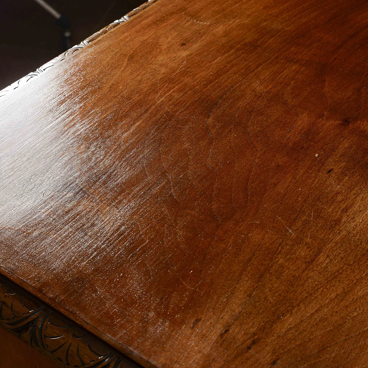 Credenza 3 ante e cassetti in legno e carta, '900 8