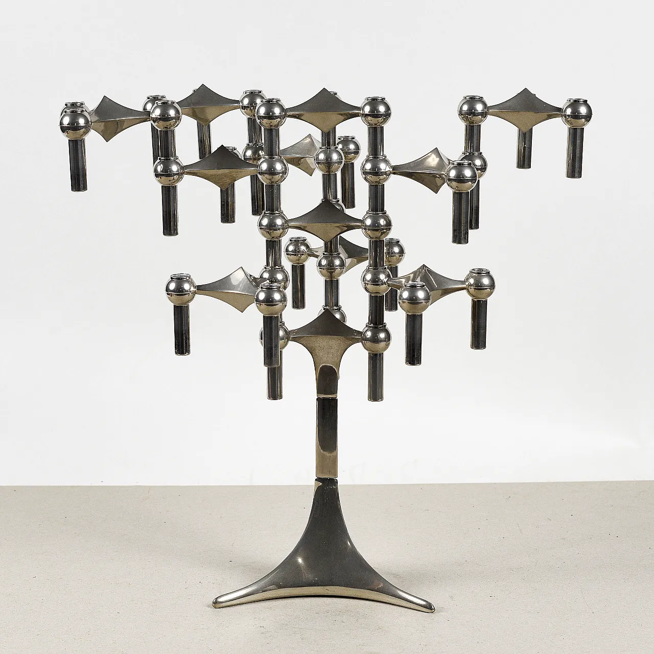 Candelabro modulare Orion di Fritz Nagel per BMF, anni '60 3