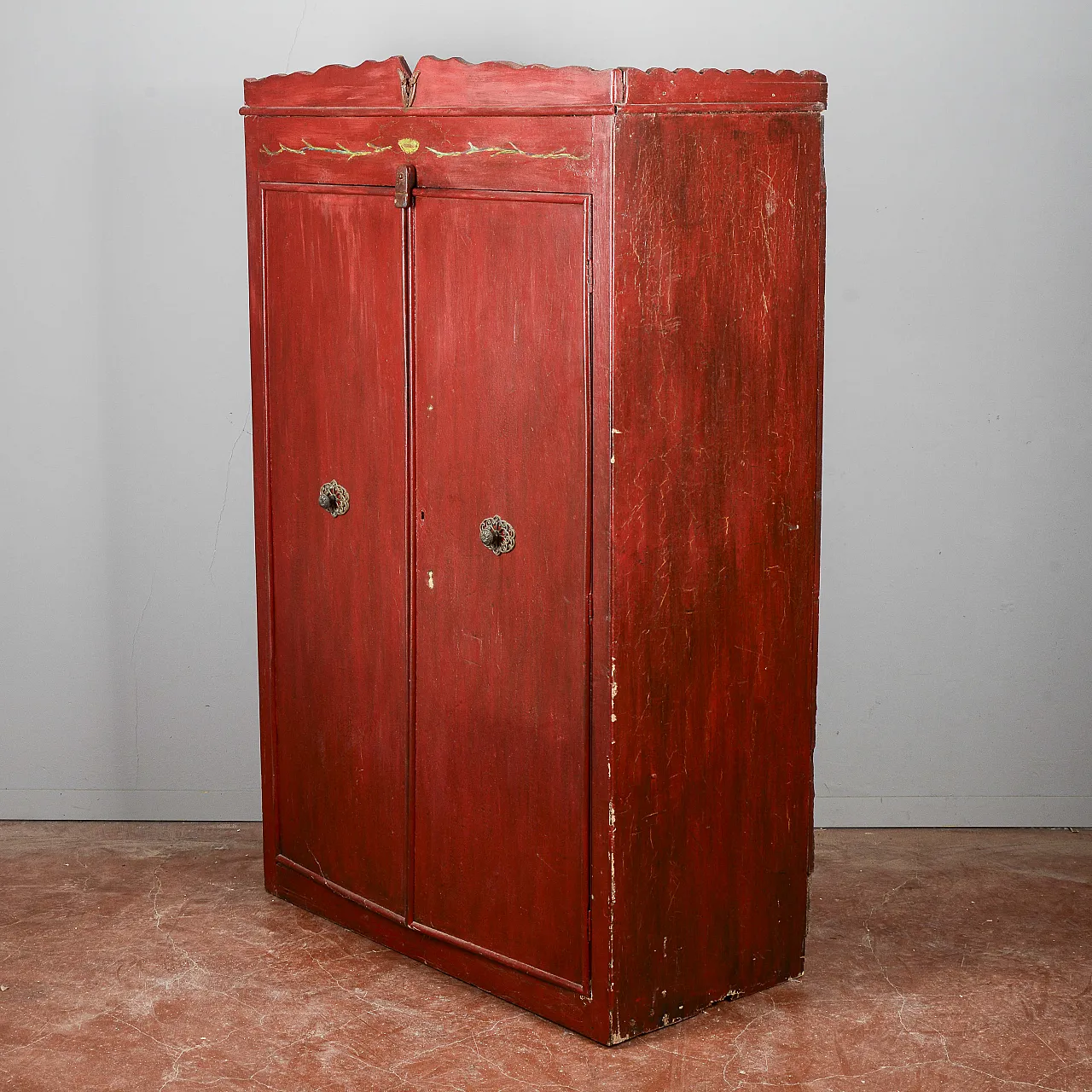 Lacquered wooden wardrobe, 20th century 3