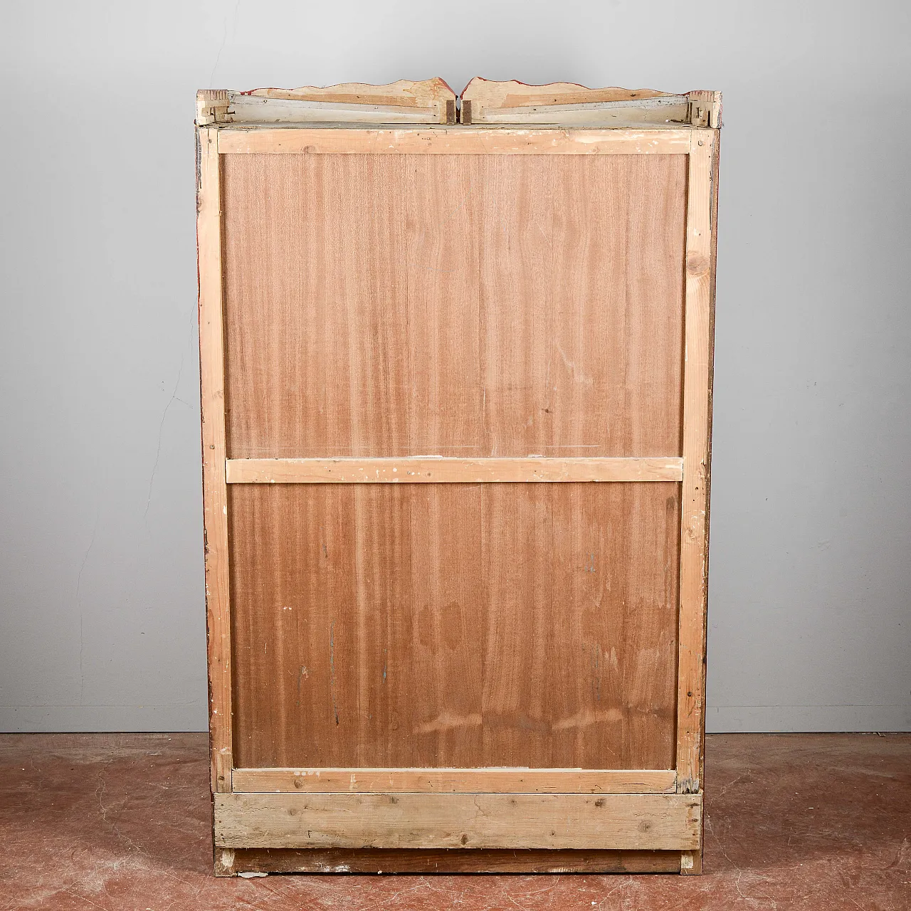 Lacquered wooden wardrobe, 20th century 8