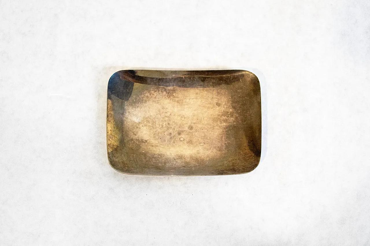 Svuota tasche Gallia in metallo argentato di Christofle, anni '50 2