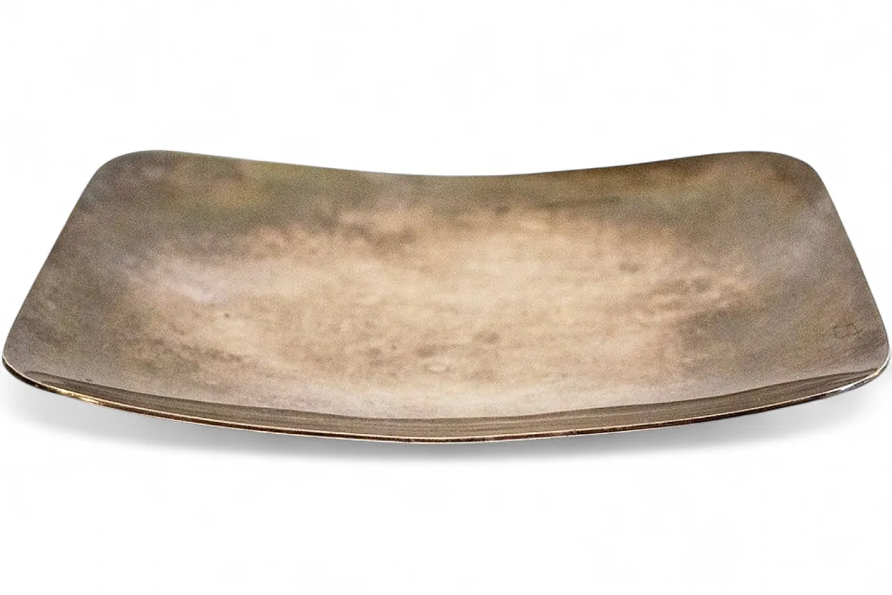 Svuota tasche Gallia in metallo argentato di Christofle, anni '50 5