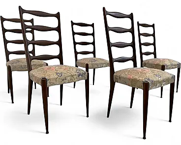 5 Sedie da pranzo di Paolo Buffa, anni '50