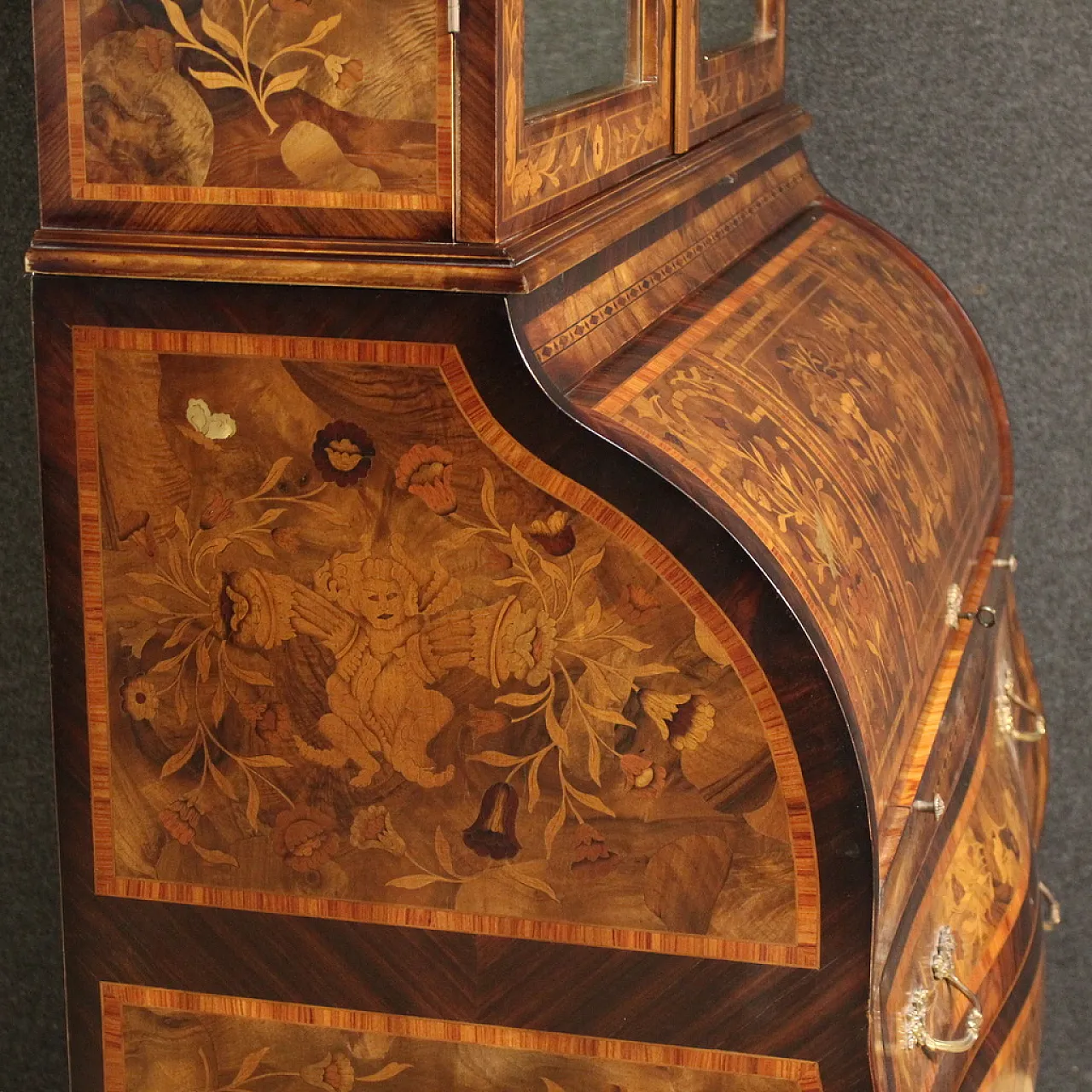 Dutch inlaid trumeau, 20th century 3