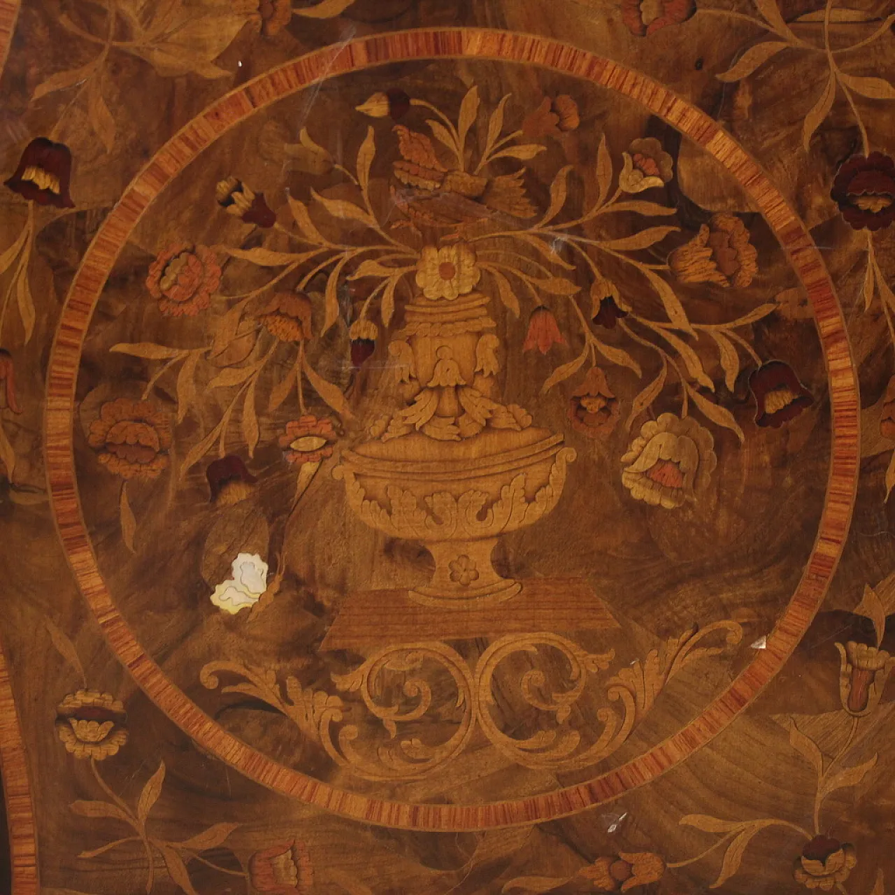 Dutch inlaid trumeau, 20th century 12