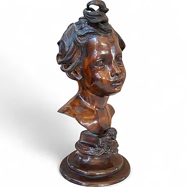 Alessandro, bronze bust of Vincenzo Gemito, 19th century