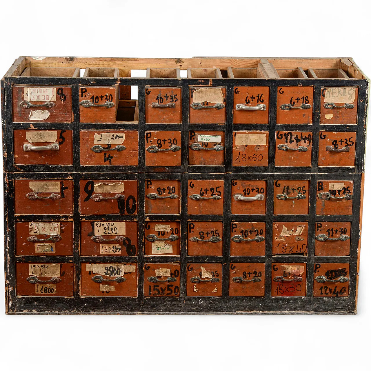 Cassettiera da laboratorio di falegnameria, '900 9