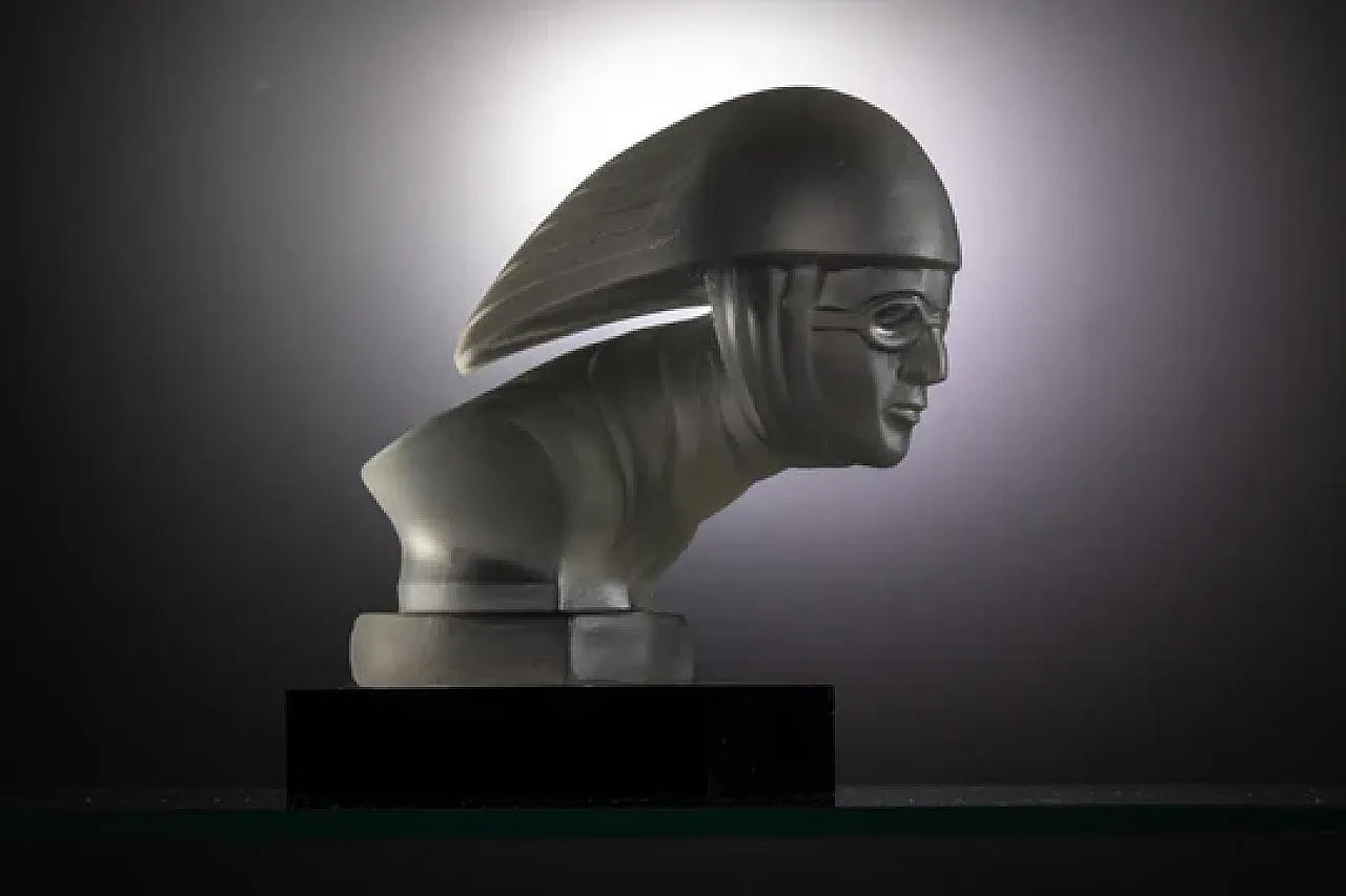 3 Glass sculptures by Heinrich Hoffmann, 1930s 6