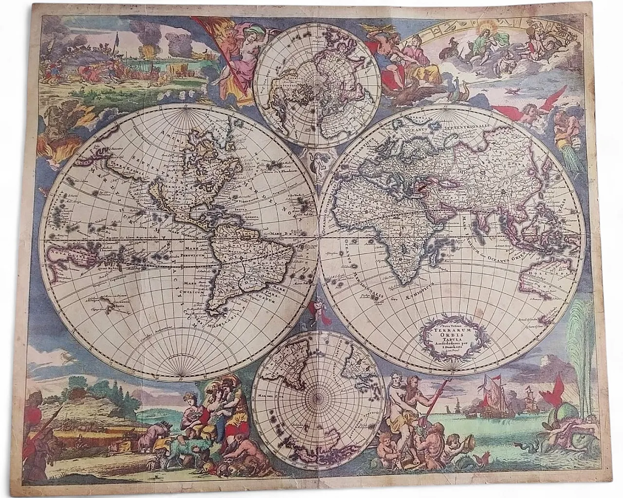 Carta Nova Totius Terrarum Orbis Tabula, Amsterdam, '600 10