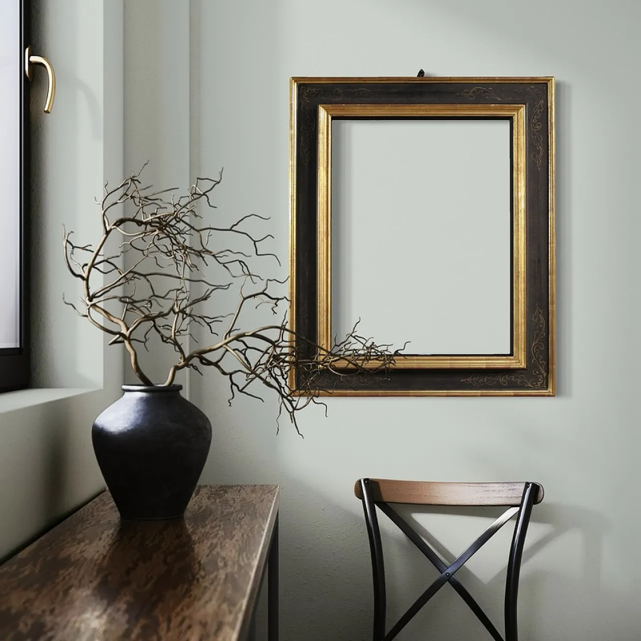 Tuscan lacquered, gilded and painted frame, 20th century 8