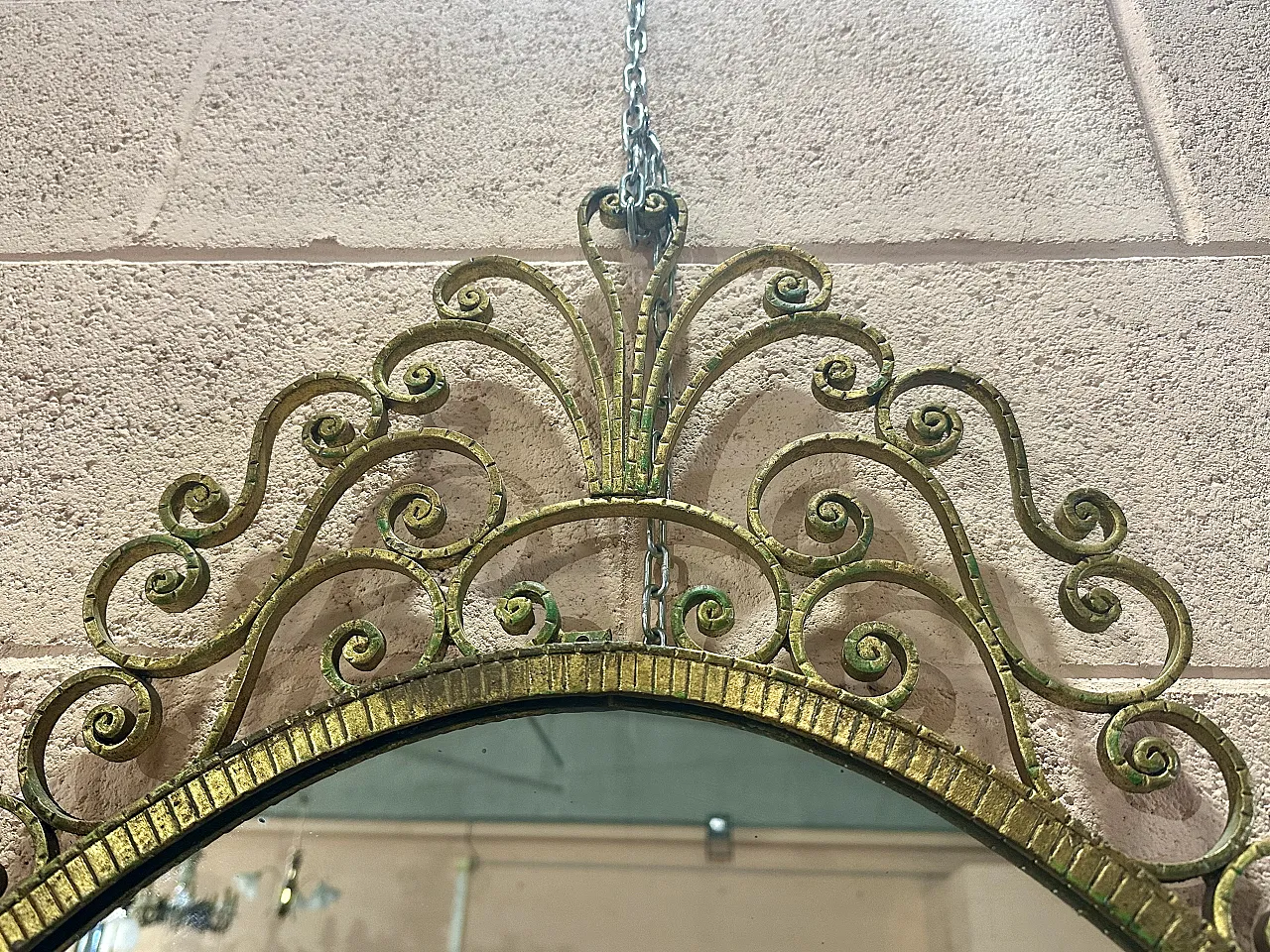 Specchiera da terra di Pierluigi Colli consol Torino,anni’50 9