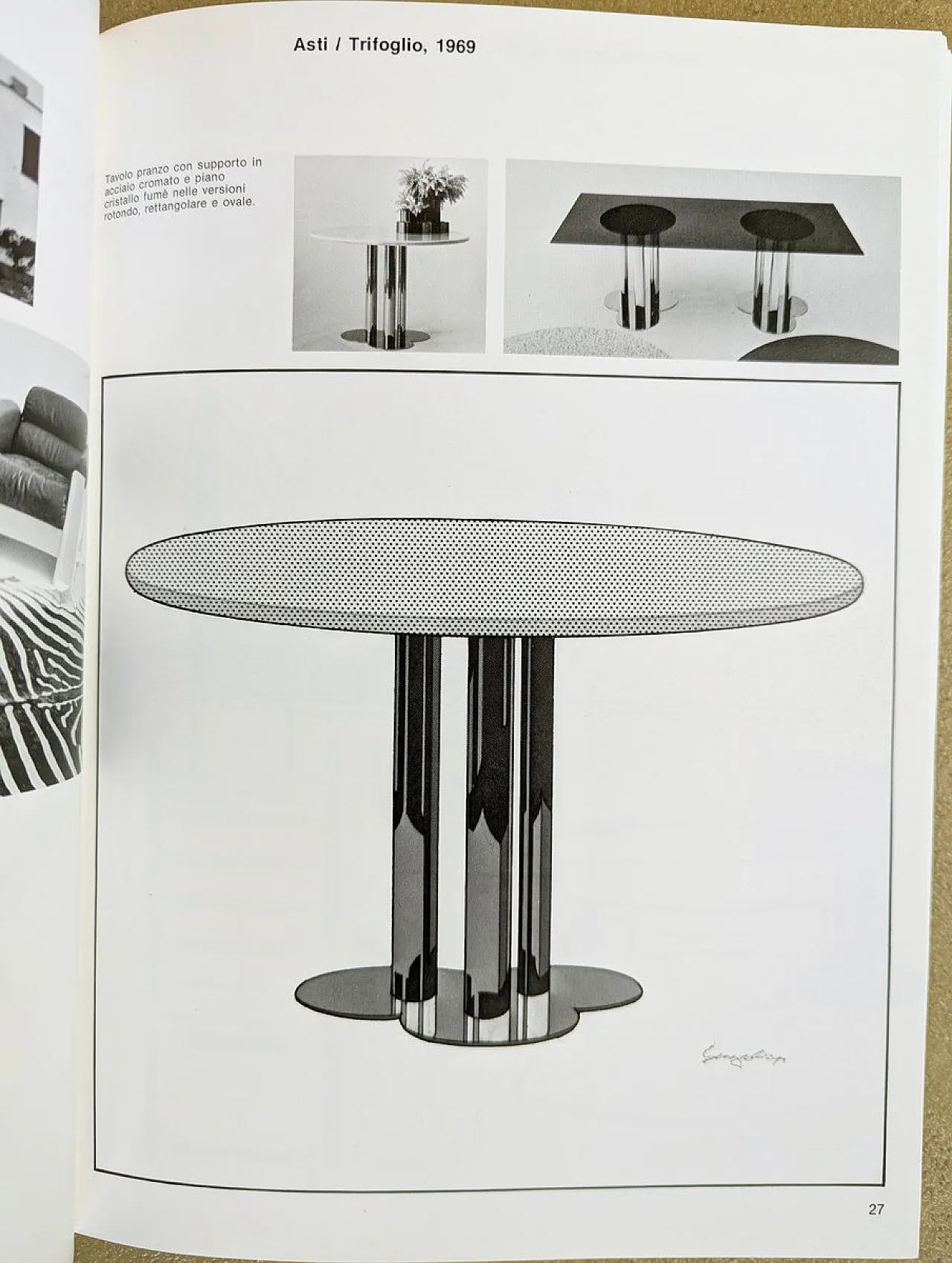 "Trifoglio model table by Poltronova, Florence, 1969 3