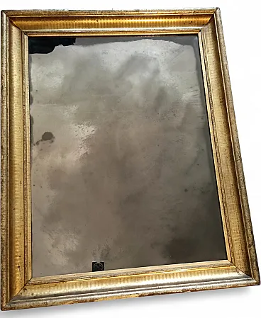 Specchio con cornice dorata, anni '20