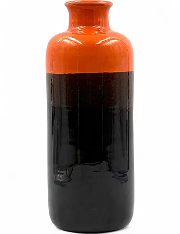 Midcentury ceramic vase, Aldo Londi, Bitossi 1970