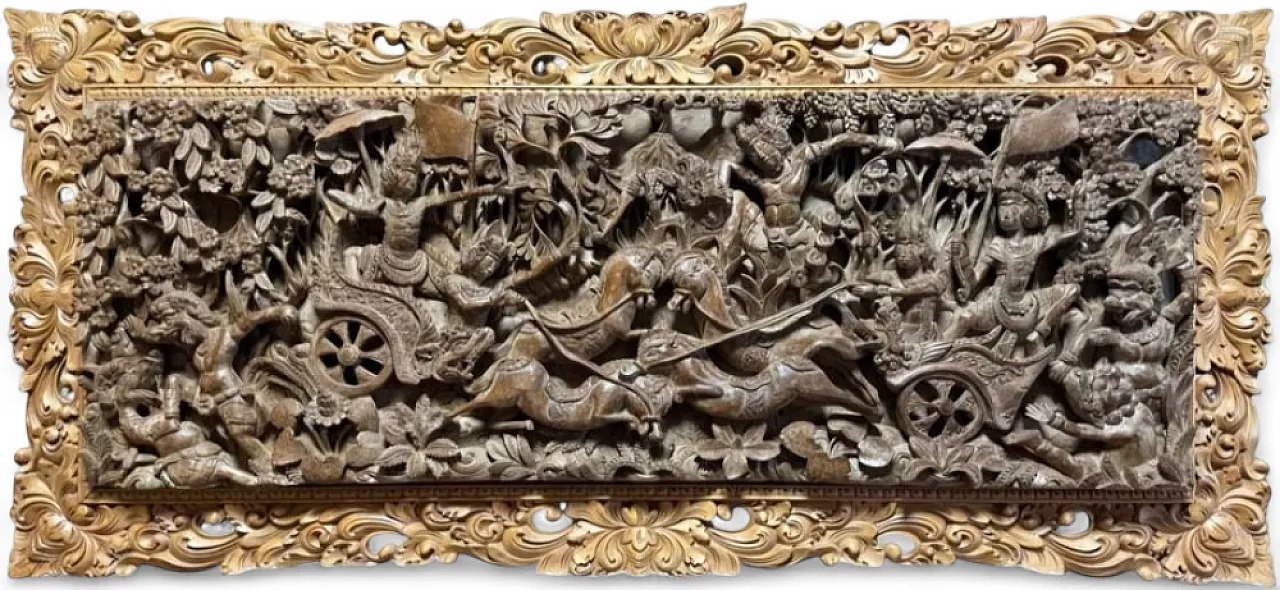 Indonesian artist, Ramayana relief Bali, 19th century 10