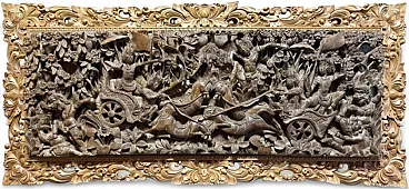Indonesian artist, Ramayana relief Bali, 19th century
