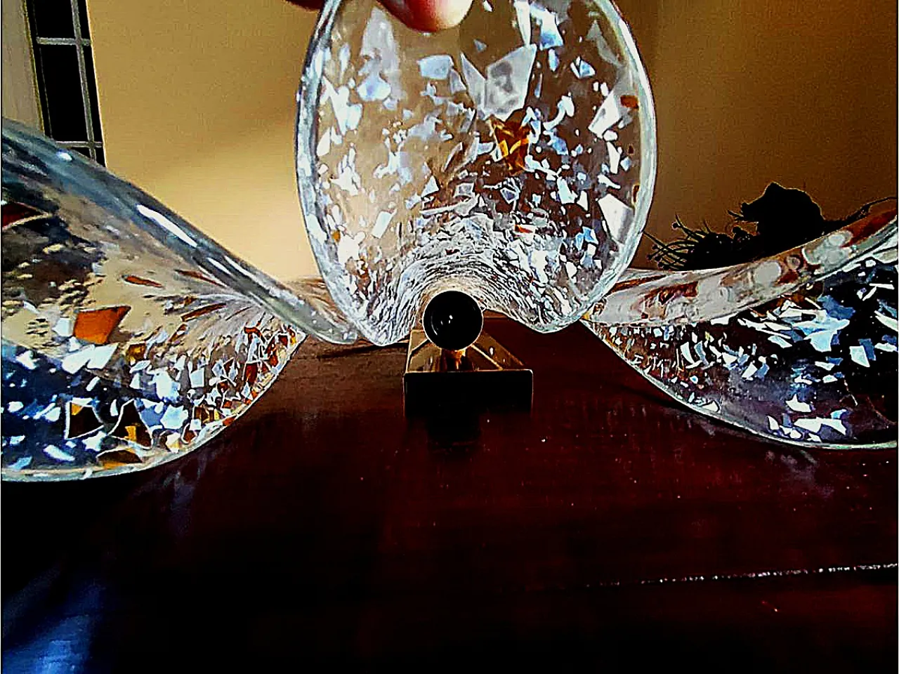 Lampada in Vetro di Murano realizzata a mano, anni '60 2