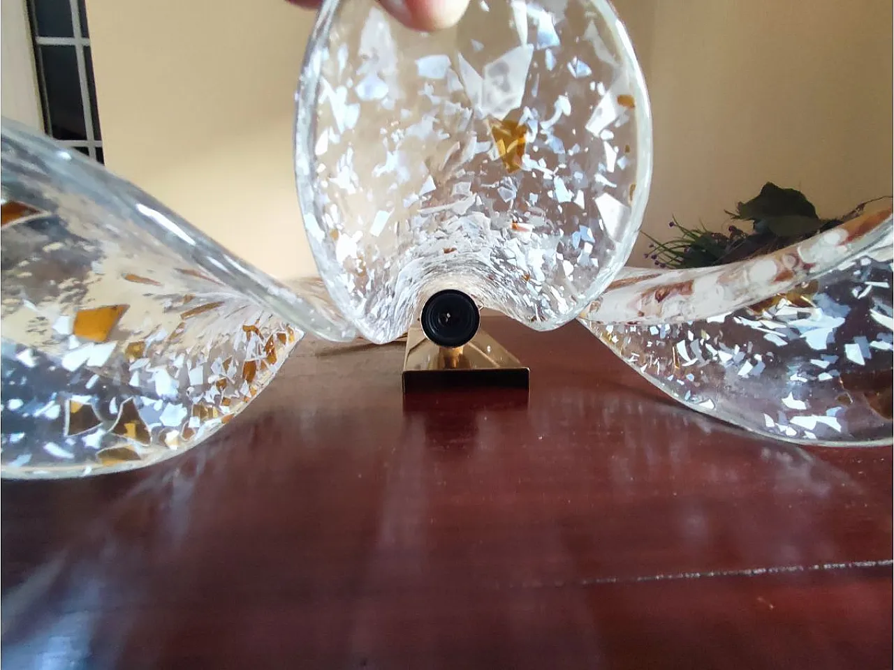 Lampada in Vetro di Murano realizzata a mano, anni '60 3