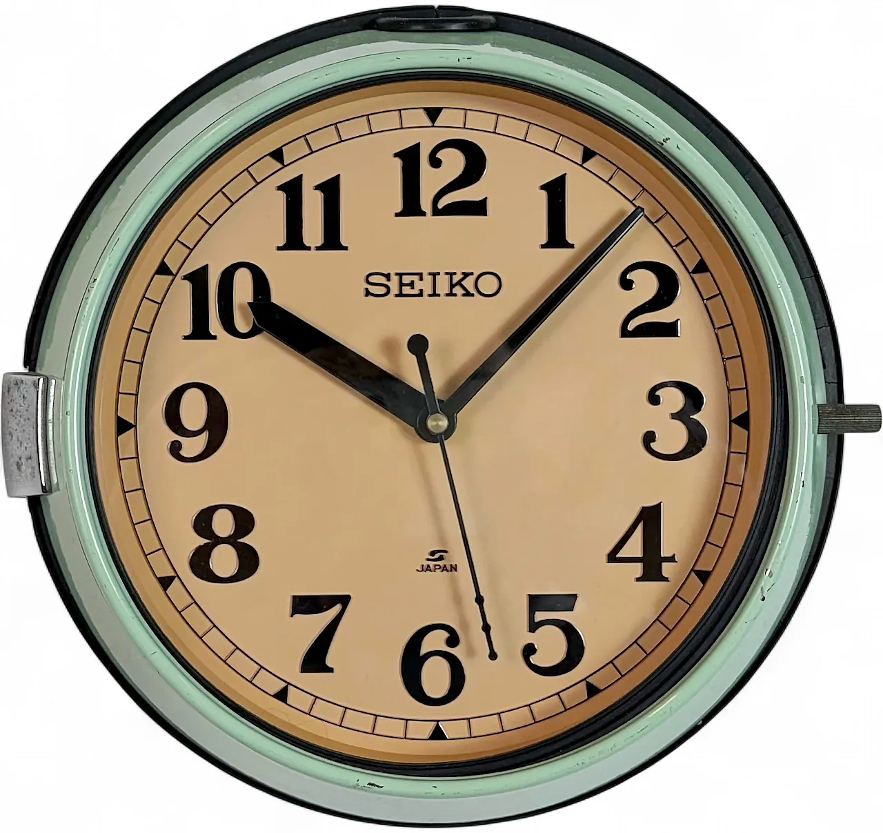 Vintage Green Seiko Ships Wall Clock, 1970s | intOndo