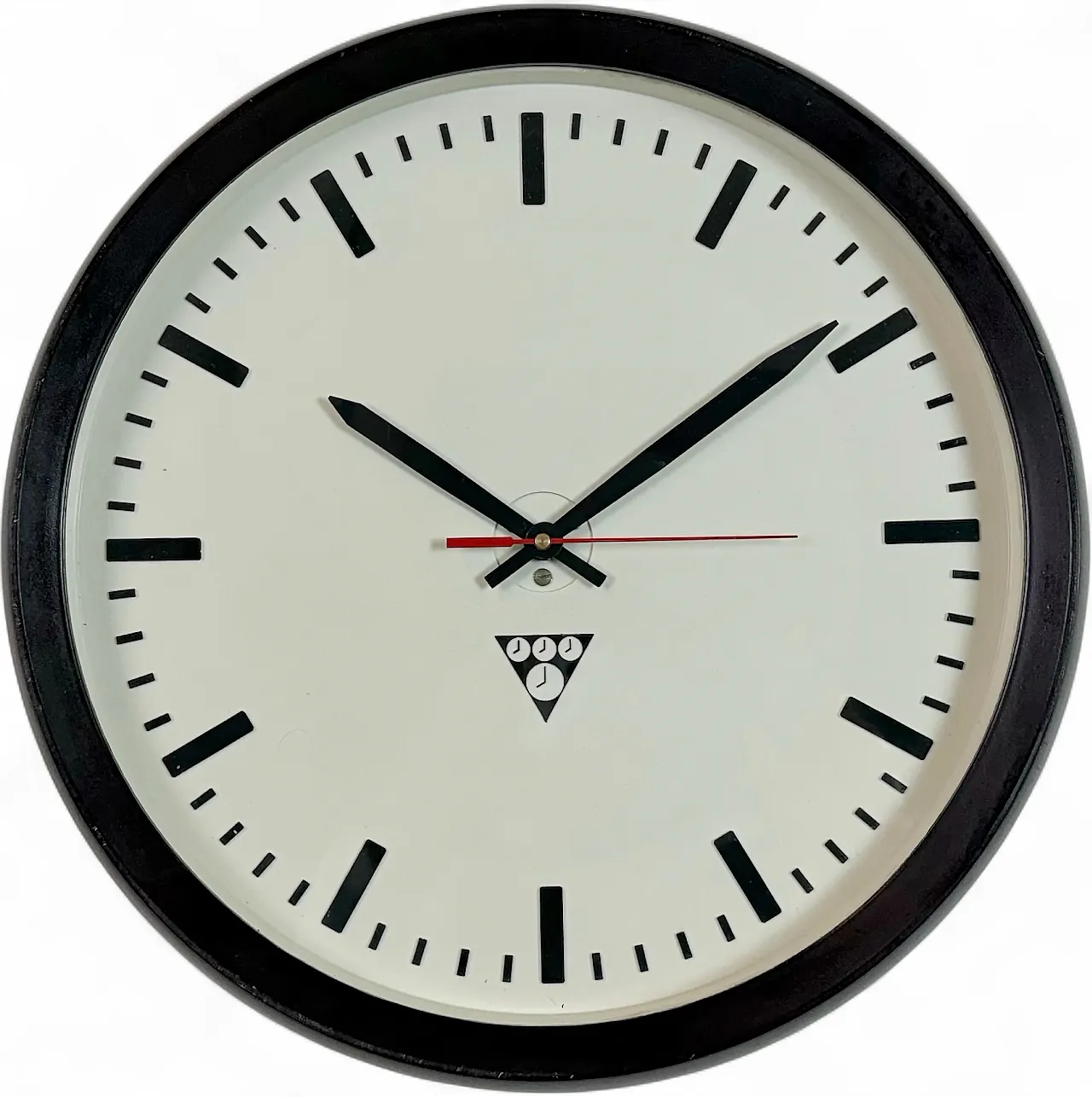 Industrial Bakelite Factory Wall Clock from Pragotron, 1970s 22