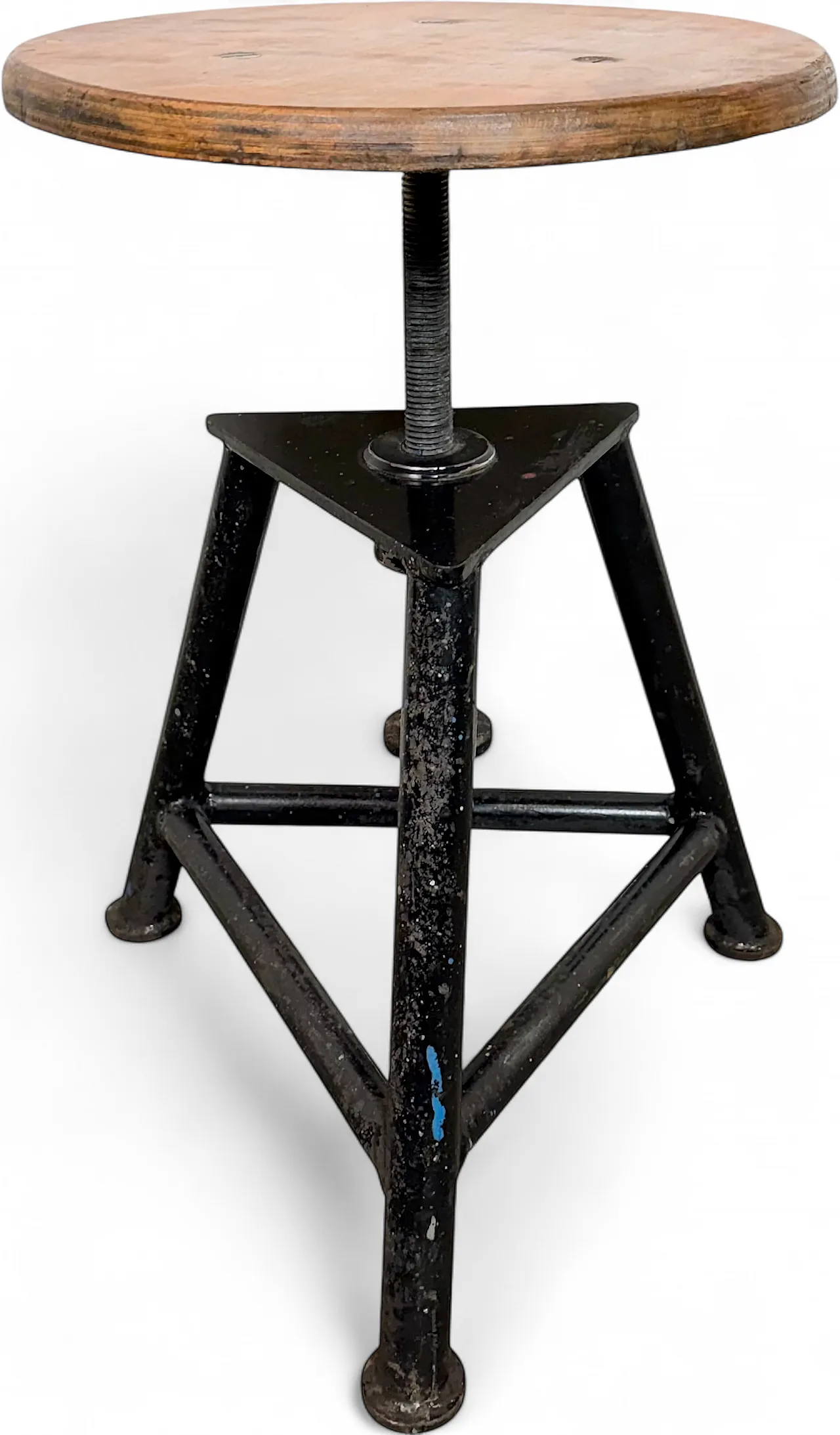 Black Industrial Workshop Swivel Stool, 1960s 17