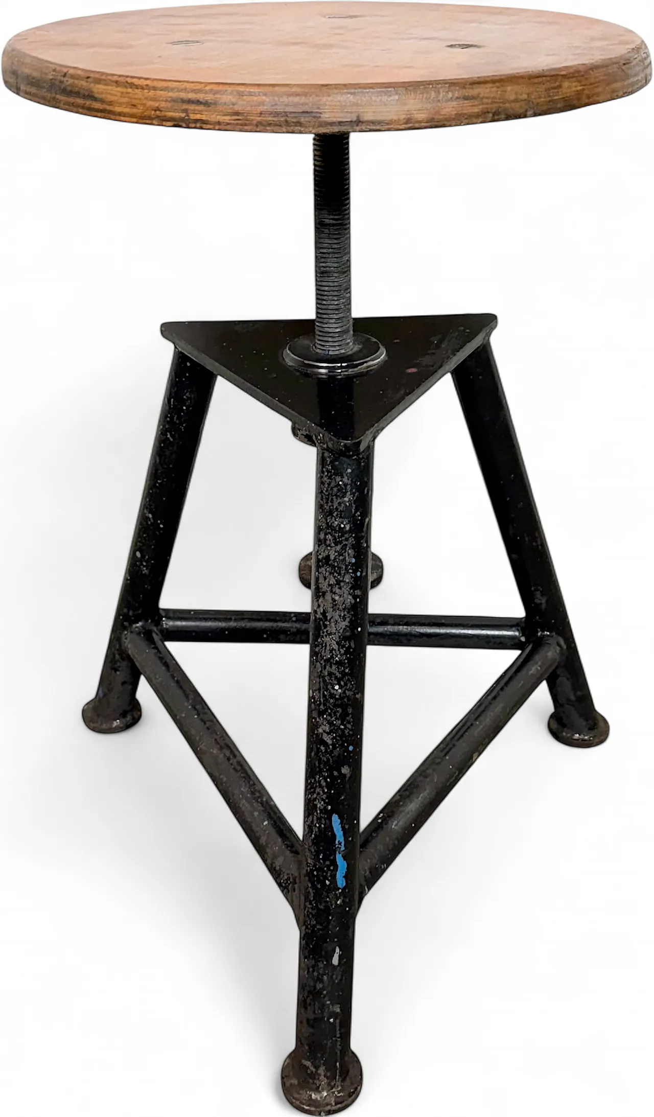 Black Industrial Workshop Swivel Stool, 1960s 18