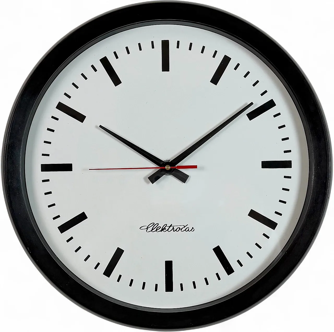 Industrial Bakelite Factory Wall Clock from Elektročas, 1990s 19