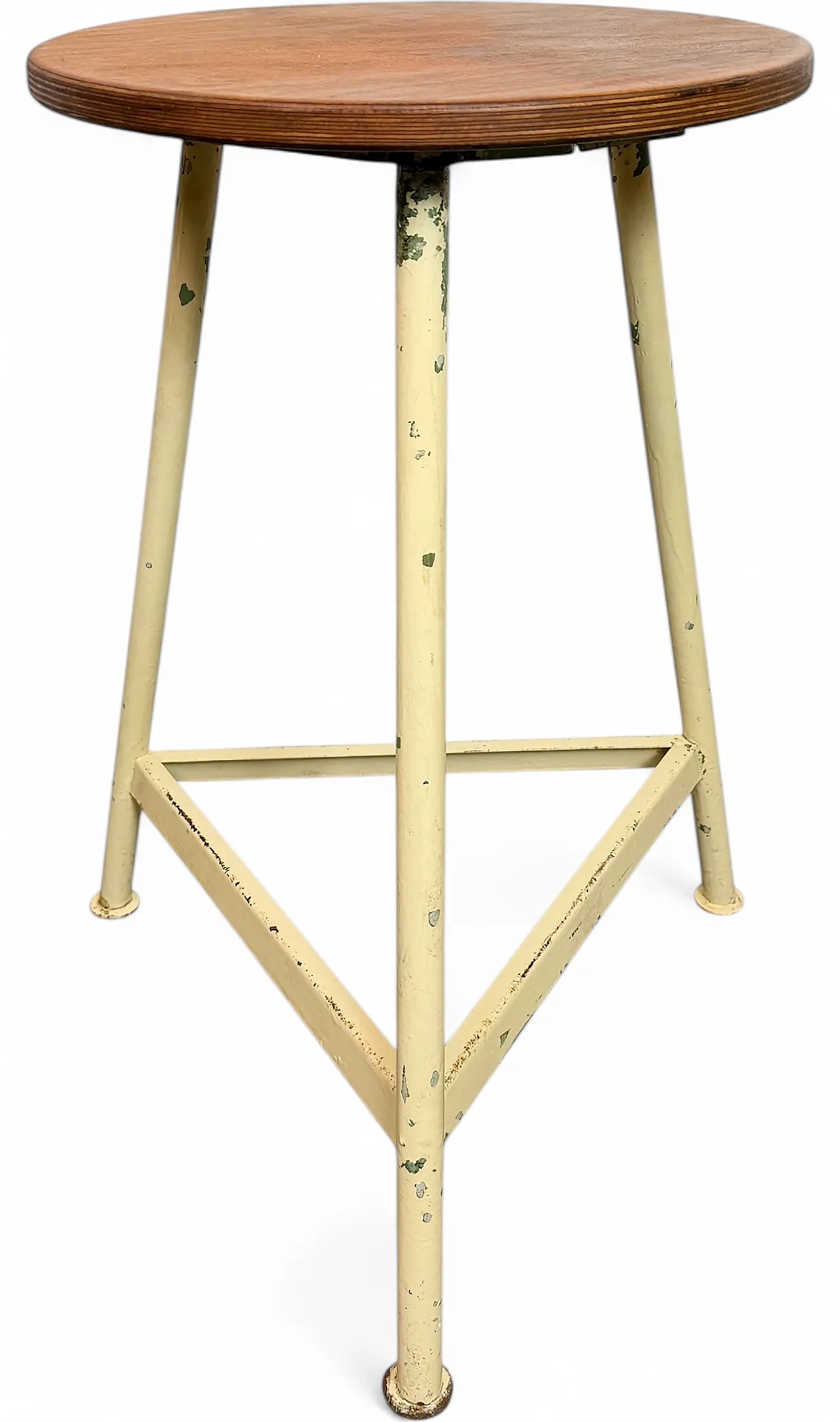 Beige Industrial Workshop Stool, 1960s 15
