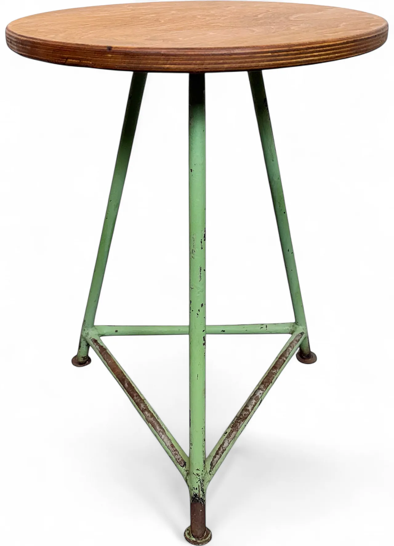 Green Industrial Workshop Stool, 1960s 15