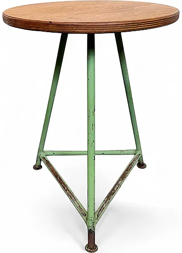 Green Industrial Workshop Stool, 1960s